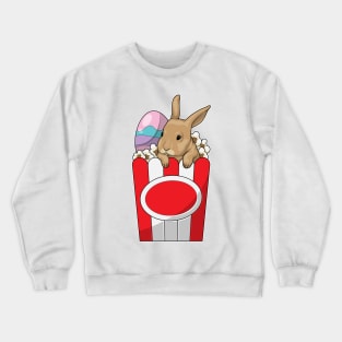 Bunny Easter Easter egg Popcorn Crewneck Sweatshirt